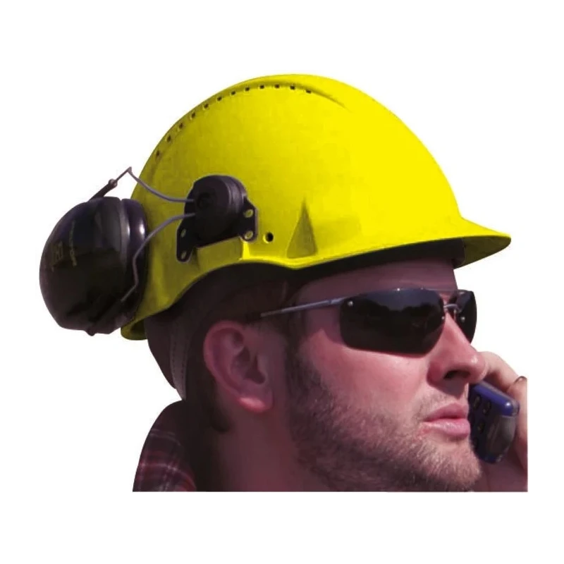 3M PELTOR Yellow Ventilated Safety Helmet Adjustable High Performance Polyethylene G3000C GU