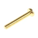 RS PRO Slot Pan Brass Machine Screw 20 mm M3 483-1410