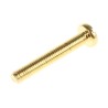 RS PRO Slot Pan Brass Machine Screw 20 mm M3 483-1410