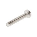 RS PRO Slot Pan Brass Machine Screw Nickel Plated 12 mm M2 482-8458