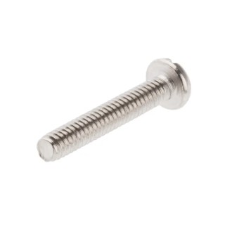 RS PRO Slot Pan Brass Machine Screw Nickel Plated 12 mm M2 482-8458