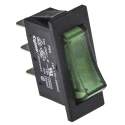 TE Connectivity Illuminated SPST On-Off Rocker Switch Panel 10A 28V DC Polyamide 66 Housing 1634202-6