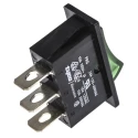 TE Connectivity Illuminated SPST On-Off Rocker Switch Panel 10A 28V DC Polyamide 66 Housing 1634202-6