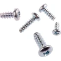 RS PRO Bright Zinc Steel Pan Head Self-Tapping Screw Thread Size 4, 6, 8, 10 Grade A2 Length 10mm 482-7528