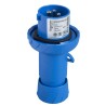 Schneider Electric Mureva IP67 Blue Cable Mount 2P+PE Straight Industrial Power Connector 16A 230V