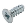 RS PRO Bright Zinc Steel Countersunk Head Self-Tapping Screw Thread Size 10 Length 12.7mm 482-8105