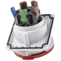 Schneider Electric Panel Mount Industrial Power Connector 3P+N+PE 32A 415V IP44 Red Mureva 