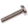 RS PRO Pozidriv Pan Brass Machine Screw Nickel Finish M3 Thread 12 mm Length 483-0108