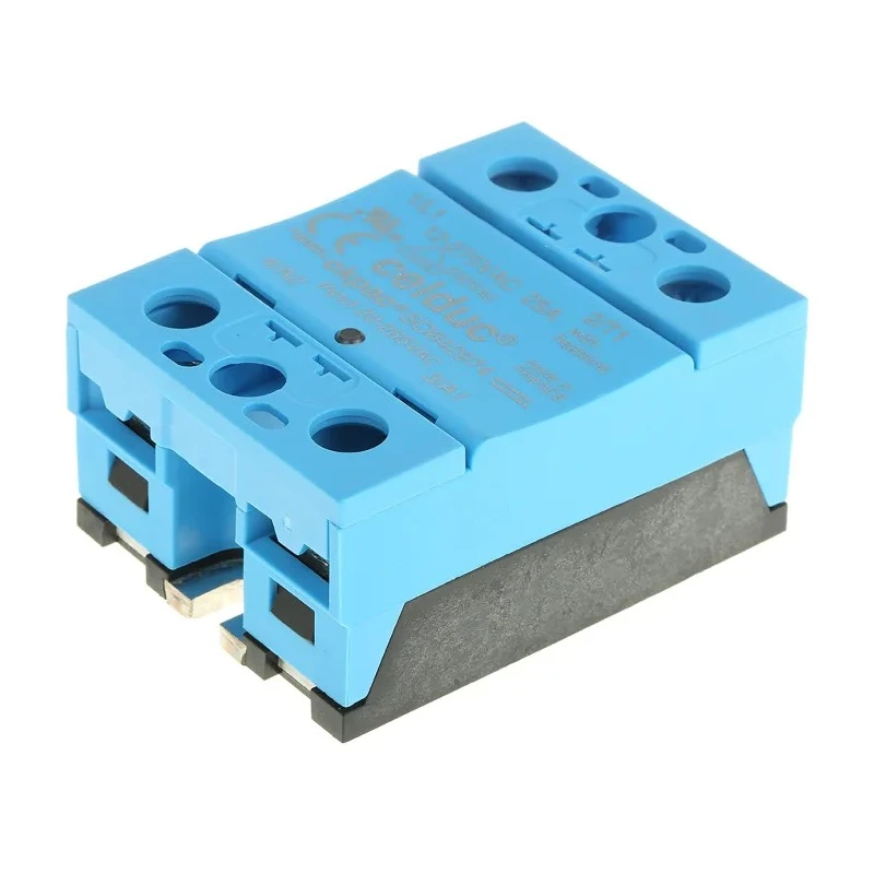Celduc SO8 Series Solid State Relay with 25A Load, DIN Rail Mount, 275 Vrms Load, 265V Control SO842974