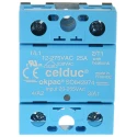 Celduc SO8 Series Solid State Relay with 25A Load, DIN Rail Mount, 275 Vrms Load, 265V Control SO842974