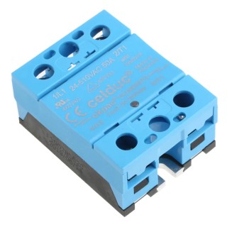 Celduc SO8 Series Solid State Relay, 60 A Load, DIN Rail Mount, 510 Vrms Load, 265V Control SO865970