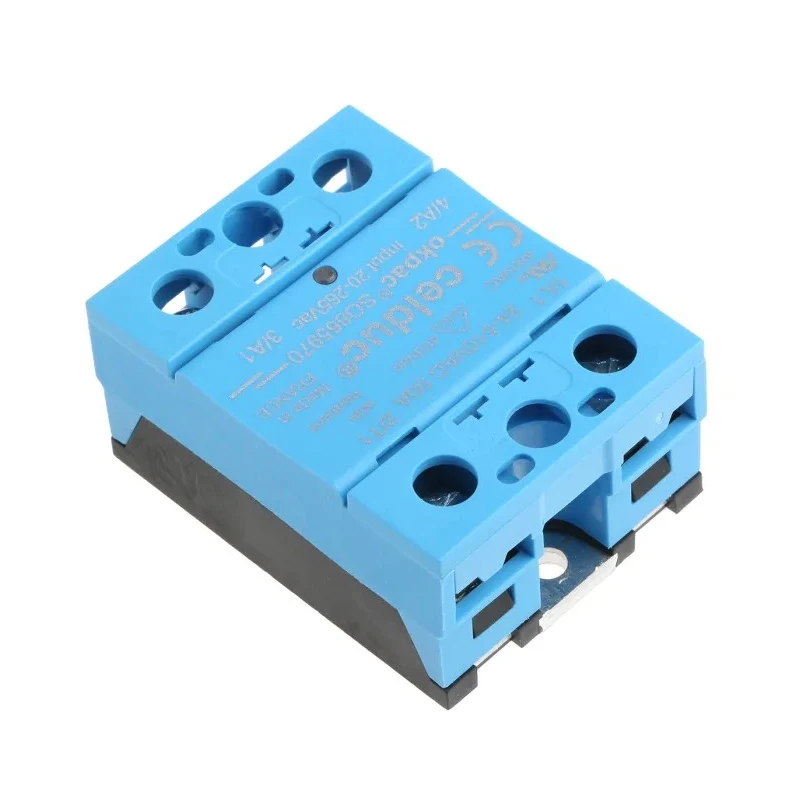 Celduc SO8 Series Solid State Relay, 60 A Load, DIN Rail Mount, 510 Vrms Load, 265V Control SO865970