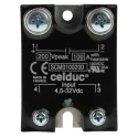 Celduc SCM Series Solid State Relay, 100 A Load, 200 V Load, 32V Control, DIN Rail Mount SCM0100200