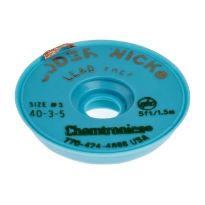 Chemtronics Lead Free De-Soldering Braid 2mm Width 1.5m Length 40-3-5