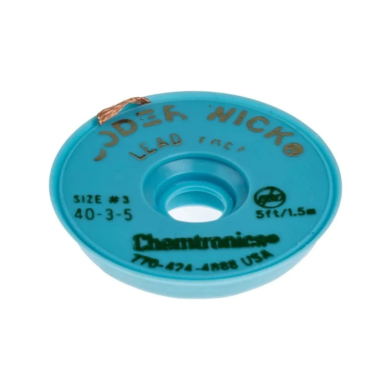 Chemtronics Lead Free De-Soldering Braid 2mm Width 1.5m Length 40-3-5