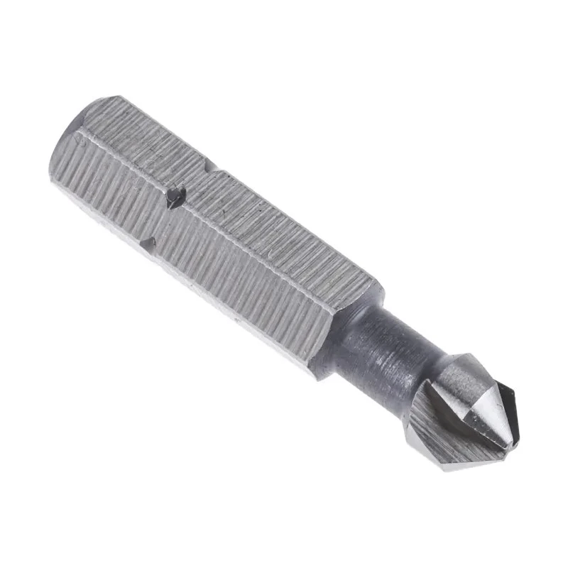 EXACT High Speed Steel Drill Bit 6.3 mm Head Diameter 3 Flute 90° Countersink Angle 31 mm Overall Length 1 Piece 05641