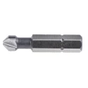 EXACT High Speed Steel Drill Bit 6.3 mm Head Diameter 3 Flute 90° Countersink Angle 31 mm Overall Length 1 Piece 05641