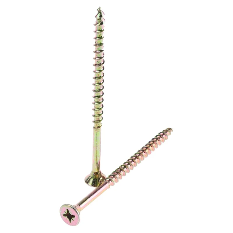 ULTI-MATE Pozisquare Countersunk Steel Wood Screw Passivated Zinc Plated M6 Thread 100 mm Length ULT/150