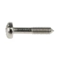 nVent SCHROFF Collar Screw for Use with Front Panel Mount, Steel, Thread M2.5 x 12.3, 100 Per Pack 21101-101