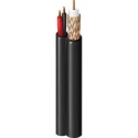 Belden RG59 SDI Coaxial Cable 75 Ω, 100 m Length, 300 V, Low Smoke Zero Halogen LSZH, Grey Jacket RG59