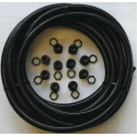 RS PRO 25 mm Nominal Diameter Plastic Black Conduit 10m Length IP66 Rated 513-2382
