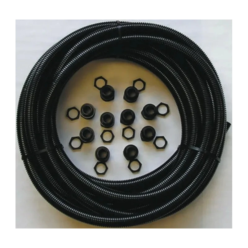 RS PRO 25 mm Nominal Diameter Plastic Black Conduit 10m Length IP66 Rated 513-2382