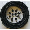 RS PRO 25 mm Nominal Diameter Plastic Black Conduit 10m Length IP66 Rated 513-2382