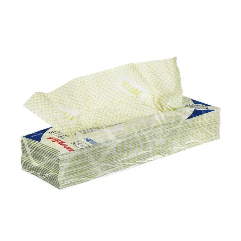 WYPALL WypAll Yellow Cloths for Industrial Cleaning Dry Use Pack of 25 Per Pack 420 x 360 mm 7567