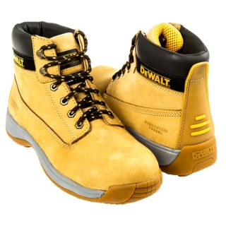 DeWALT Apprentice Honey Steel Toe Capped Men's Safety Boots EU 43, Size UK 9, US 10, EN 345 SB, EN ISO APPRENTICE SIZE 9