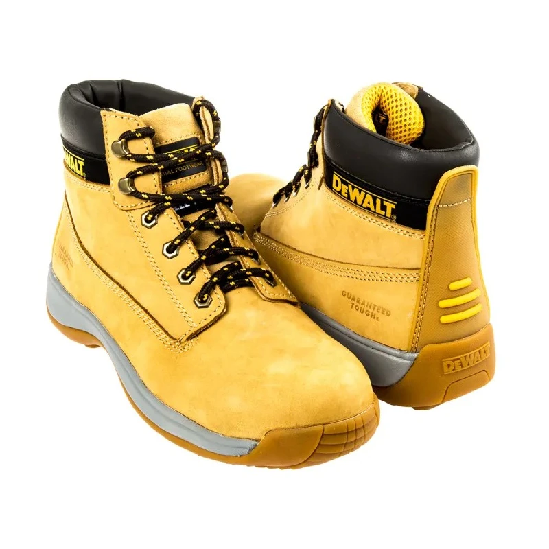 DeWALT Apprentice Honey Steel Toe Capped Men's Safety Boots EU 43, Size UK 9, US 10, EN 345 SB, EN ISO APPRENTICE SIZE 9