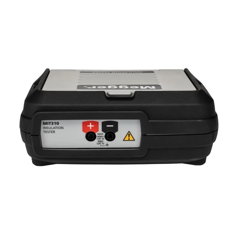 Megger Insulation & Continuity Tester 250 V Min, 1 kV Max, 1 mA Test Current, LCD Display MIT310