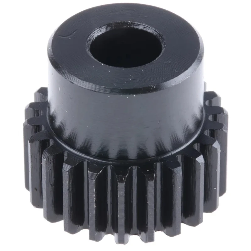 RS PRO Steel 22 Teeth Spur Gear, 1 Module, 8mm Bore, 22 mm Pitch Diameter, 18 mm Hub Diameter 521-6250
