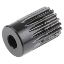 RS PRO Steel 18 Teeth Spur Gear, Module 1, 8mm Bore, 18 mm Pitch Diameter, 20 mm Hub Diameter 521-6238