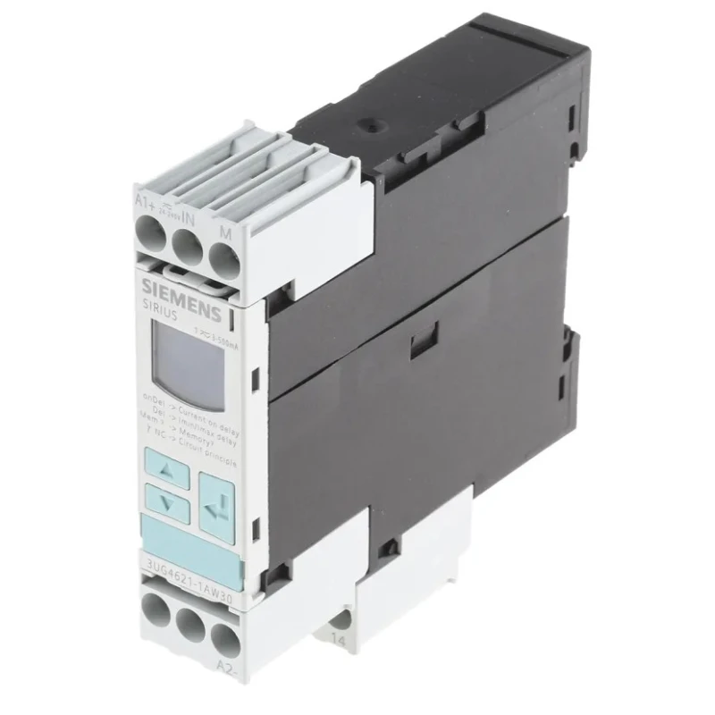 Siemens Monitoring Relay 1 Phase SPDT DIN Rail 3mA to 500mA 240V AC/DC 3UG4621-1AW30