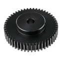 RS PRO Steel 50 Teeth Spur Gear 2 Module 15mm Bore 100 mm Pitch Diameter 55 mm Hub Diameter 521-6676