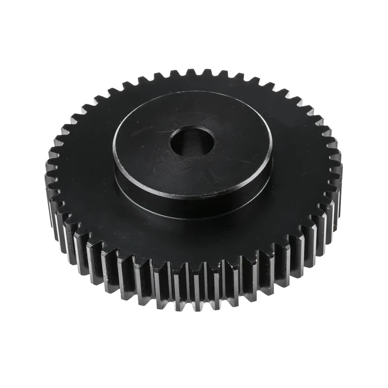 RS PRO Steel 50 Teeth Spur Gear 2 Module 15mm Bore 100 mm Pitch Diameter 55 mm Hub Diameter 521-6676