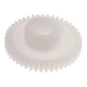 RS PRO Polyoxymethylene 45 Teeth Spur Gear 0.5 Module 5mm Bore 22.5mm Pitch Diameter 12mm Hub Diameter 521-7124