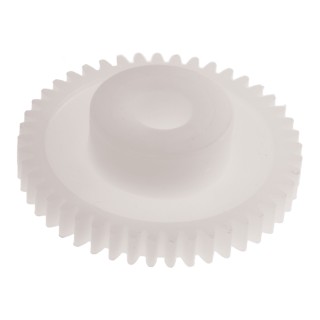 RS PRO Polyoxymethylene 45 Teeth Spur Gear 0.5 Module 5mm Bore 22.5mm Pitch Diameter 12mm Hub Diameter 521-7124
