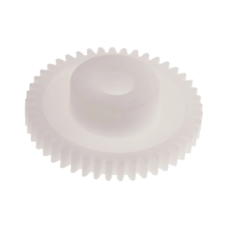 RS PRO Polyoxymethylene 45 Teeth Spur Gear 0.5 Module 5mm Bore 22.5mm Pitch Diameter 12mm Hub Diameter 521-7124