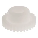 RS PRO Polyoxymethylene 30 Teeth Spur Gear, 0.5 Module, 5mm Bore, 15 mm Pitch Diameter, 10 mm Hub Diameter 521-7067