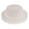 RS PRO Polyoxymethylene 30 Teeth Spur Gear, 0.5 Module, 5mm Bore, 15 mm Pitch Diameter, 10 mm Hub Diameter 521-7067