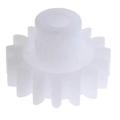 RS PRO Polyoxymethylene 15 Teeth Spur Gear, 0.8 Module, 3mm Bore Diameter, 12mm Pitch Diameter, 6mm Hub Diameter 521-7247