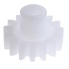 RS PRO Polyoxymethylene 15 Teeth Spur Gear, 0.8 Module, 3mm Bore Diameter, 12mm Pitch Diameter, 6mm Hub Diameter 521-7247