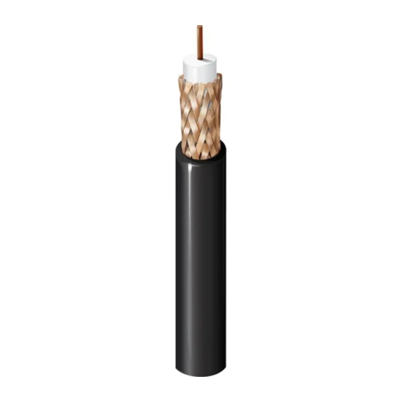 Belden URM43 Series 100 m Coaxial Cable 50 Ω Black Unterminated URM43
