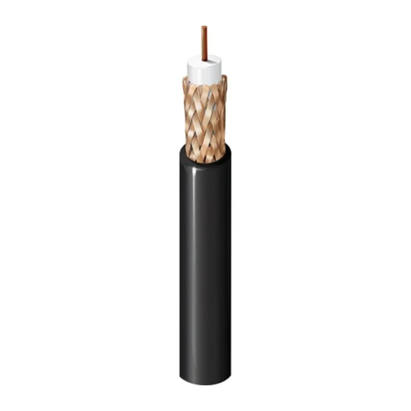 Belden MRG5900 Series RG59 Coaxial SDI Cable 75 Ω, Black, 500 m Length, Unterminated, 4.2kV Voltage MRG5900.00500