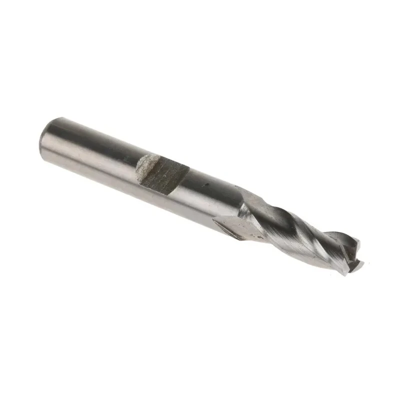 RS PRO End Mill, 5 mm Cutter Diameter, HSS Material, 6 mm Flat Shank, 12.5 mm Cut Length 523-0593