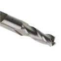 RS PRO End Mill, 5 mm Cutter Diameter, HSS Material, 6 mm Flat Shank, 12.5 mm Cut Length 523-0593