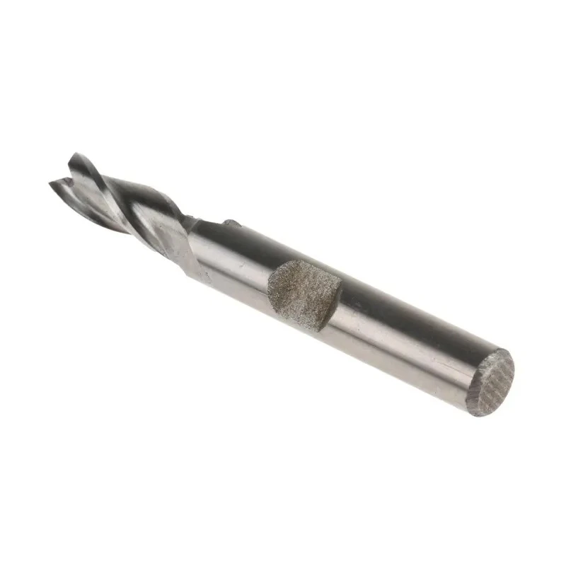 RS PRO End Mill, 5 mm Cutter Diameter, HSS Material, 6 mm Flat Shank, 12.5 mm Cut Length 523-0593