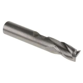 RS PRO Cobalt High Speed Steel End Mill 6 mm Cutter Diameter 9.5 mm Cut Length 36 mm Overall Length Flat Shank Type 523-0515