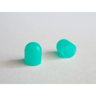 Asahi Rubber A-48068L Series 1-Way LED Lens Diffused Beam Polymethyl Methacrylate Green Lens 5 mm LEDs A-48068L-KC-D2-G